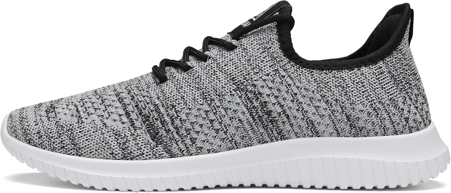 VAMJAM Men's Running Shoes Ultra Lightweight Breathable Walking Shoes Non Slip Athletic Fashion Sneakers Mesh Workout Casual Sports Shoes