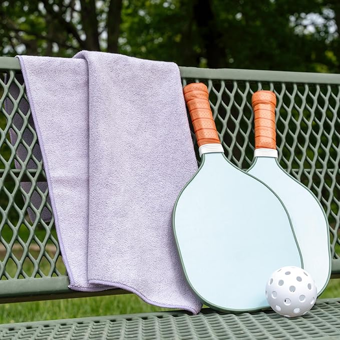 S&T INC. Microfiber Gym Towels, Yoga Towel for Home and Gym Bag, 16 Inch x 27 Inch, 6 Pack-FlexoryFit