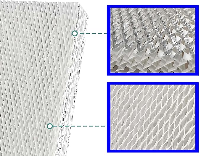 BGD HC22P Humidifier Filter Pad Fits Honeywell HE100, HE150, HE220, HE225 HE240 HC22A1007, 110 220 550 Replacement Humidifier Filter Wicks (2 Pack)
