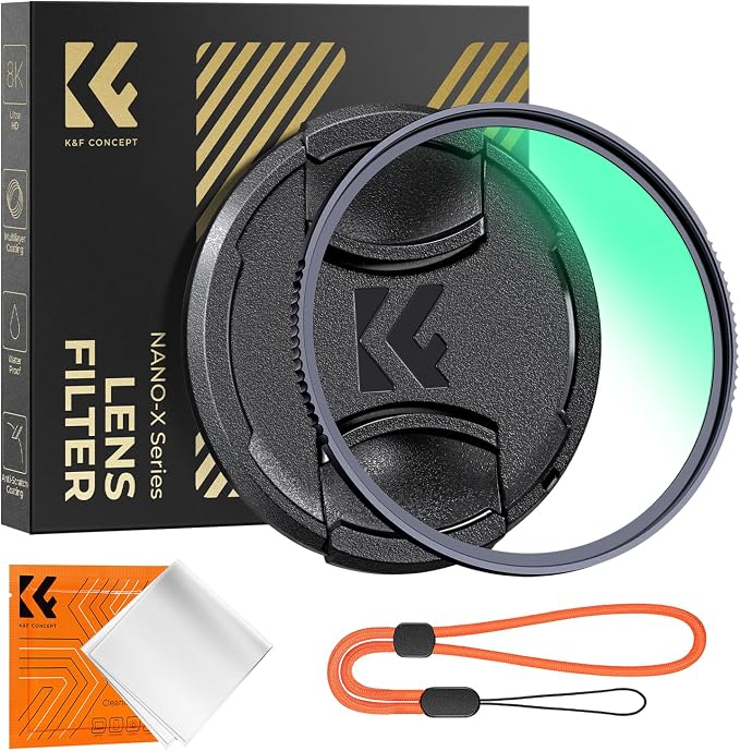 K&F CONCEPT 62mm MC UV Lens Protection Filter by KFCONCEPT