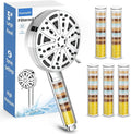 Filtered Handheld Shower Head, 9 Spray Modes High Pressure, 5 Replacement by FunnyAir