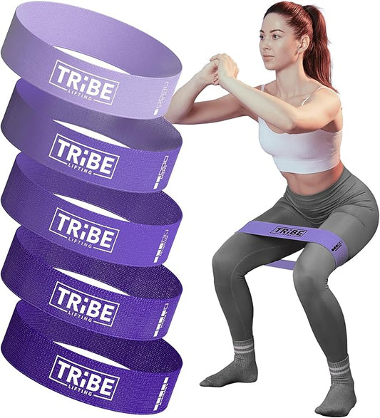 Fabric Resistance Bands for Working Out - Booty Bands for Women and Men - Exercise Bands Resistance Bands Set - Workout Bands Resistance Bands for Legs - Fitness Bands-FlexoryFit
