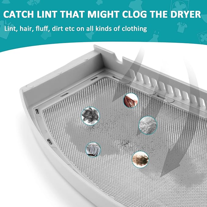 Dryer Lint Screen Replacement WE03X23881 Compatible for G-E Hot-point Lint Trap-Upgraded Stainless Steel Dryer Filter Lint Screen by Sikawai
