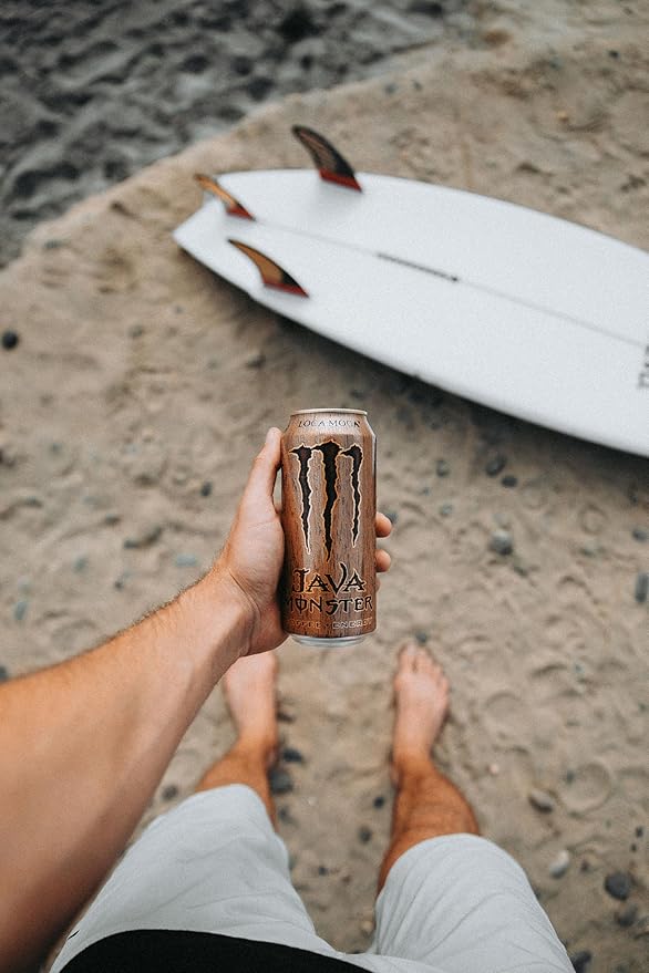 Java Monster Loca Moca, Coffee + Energy Drink, 15 Ounce (Pack of 12)-FlexoryFit