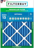 Filterbuy 24x30x2 Air Filter MERV 13 (MPR 1900) Health Defense Replacement (1-Pack), Electrostatic Pleated HVAC AC Furnace Filters, Made in USA (Actual Size: 23.50 x 29.50 x 1.75)