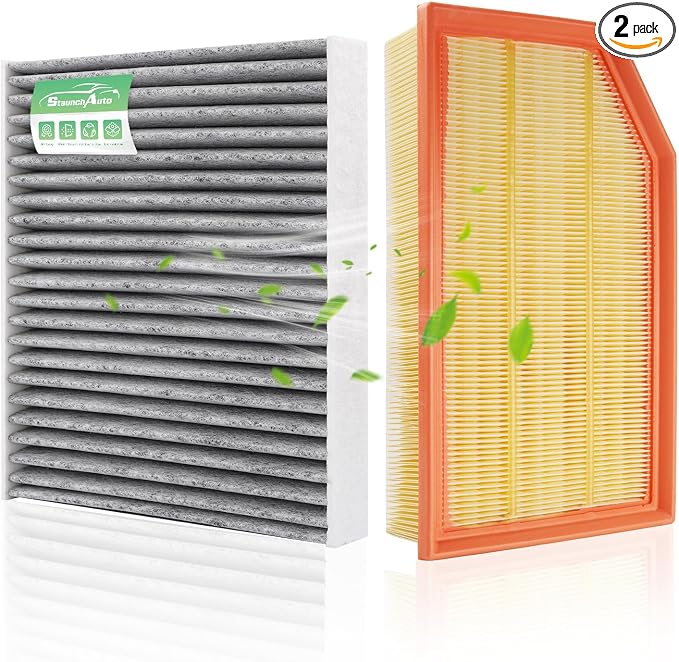 Engine & Cabin Air Filter for 18-26 Jeep Wrangler 2.0L/3.6L, 20-26 Gladiator by StaunchAuto