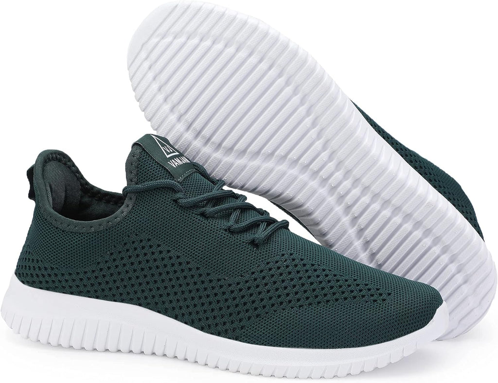 VAMJAM Men's Running Shoes Ultra Lightweight Breathable Walking Shoes Non Slip Athletic Fashion Sneakers Mesh Workout Casual Sports Shoes
