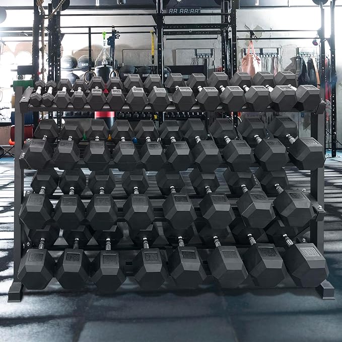 550 lbs 1200lbs 2100 lbs Dumbbells Weight Set, Hex Dumbbell Sets, Gyms Weights Dumbbells Sets, Weight Set for Home Gym, Strength Training, Fitness Center Equipment-FlexoryFit