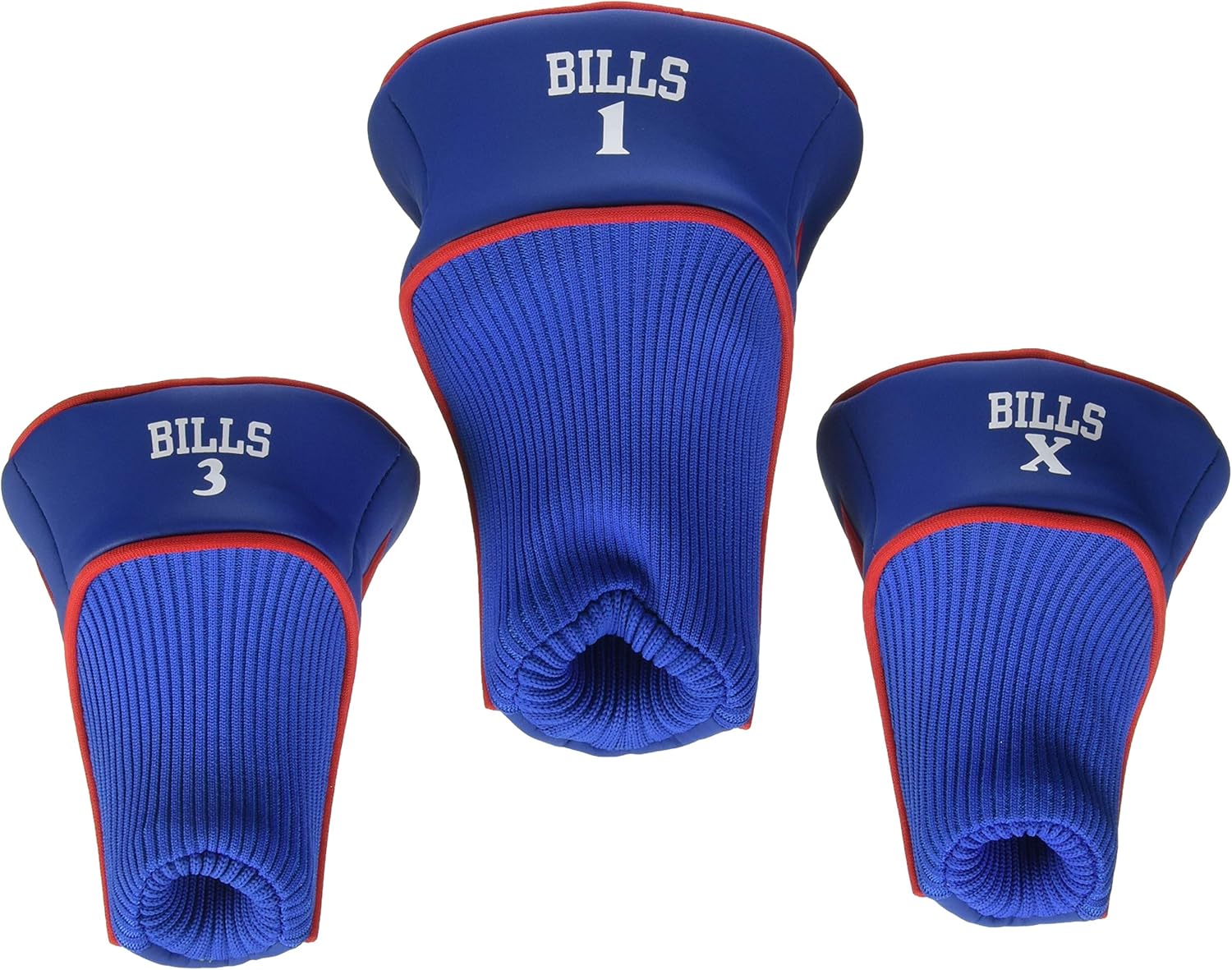 Team Golf NFL Numbered 1, 3, & X, Fits Oversized Drivers, Utility, Rescue & Fairway Clubs, Velour Lined for Extra Club Protection