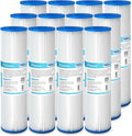 Membrane Solutions 20 Micron Pleated Polyester Sediment Water Filter 10"x2.5" by MembraneSolutions