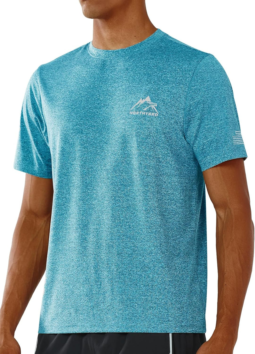 NORTHYARD Men's UPF 50+ Sun Protection Shirts Swim SPF UV Quick Dry Short Sleeve T-Shirts for Athletic Fishing Rash Guard