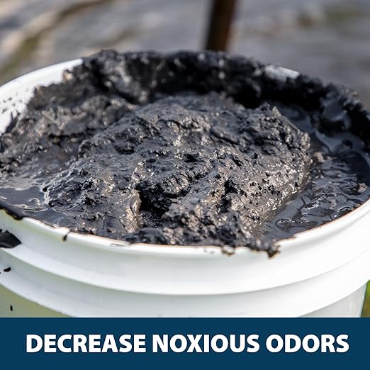Airmax MuckAway Natural Beneficial Bacteria for Outdoor Ponds & Lakes, Muck, Sludge & Noxious Odor Solution, Easy to use Enzyme Tablets, Cleaner Beach & Shoreline, Fish, Pet & Wildlife Safe, 48 Scoops