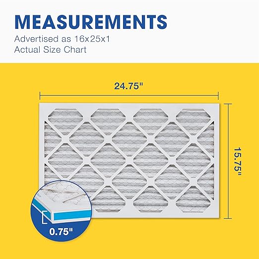 Aerostar 16x25x1 MERV 13 Air Filter, ACTUAL SIZE, Air Conditioning & Furnace - Image 5