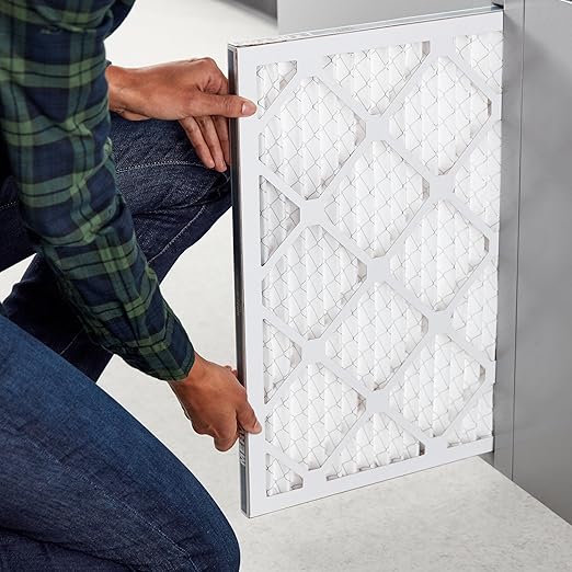 Amazon Basics 20x30x1 Air Filter 6 Pack, MERV 11 AC Furnace Filters (Actual Size: 19.75" x 29.75" x 0.75")