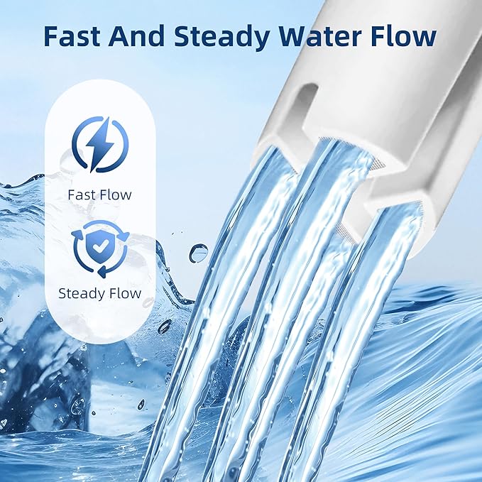 Water Filter Replacement For Brita Pitcher, Large Dispenser, Reduce Chlorine, BPA-Free, Compatible with Brita Classic Ob03, 35557, Mavea 107007, 6 Pack