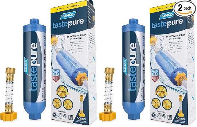 Camco TastePURE Water Filter, 6-Step Filtration | by Camco