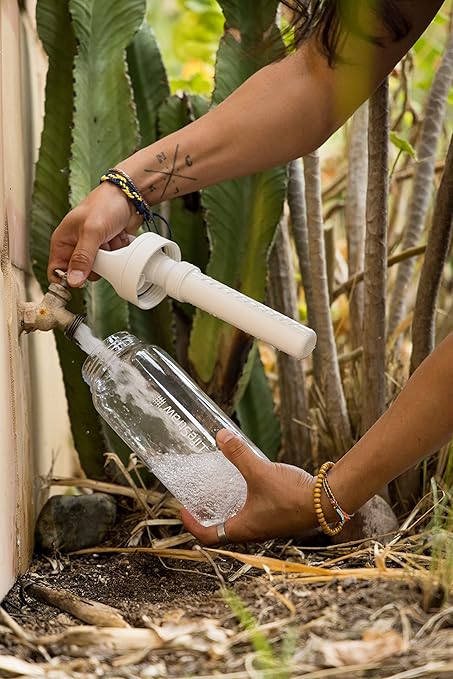 LifeStraw Go Series – BPA-Free Water Filter Bottle for Travel and Everyday use removes Bacteria, parasites and microplastics, Improves Taste, 1L Icelandic Blue