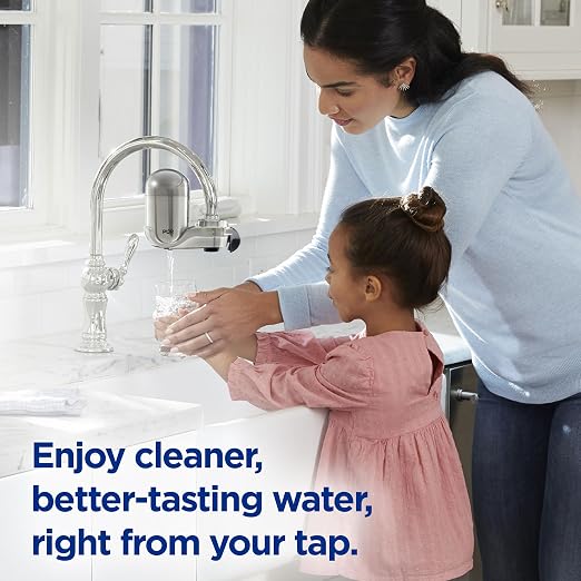 PUR PLUS Vertical Faucet Mount Water Filtration System, Lead-Reducing Filter - Image 8