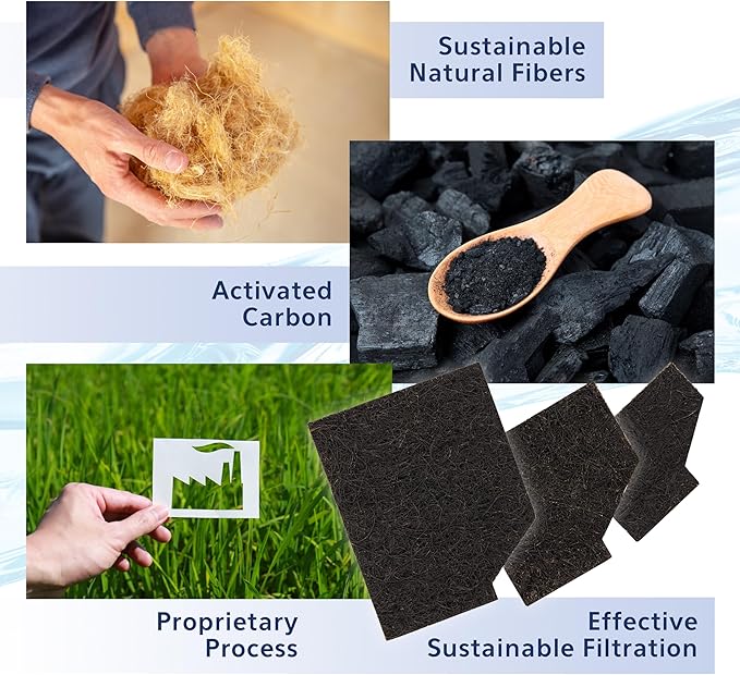 Aqueon Aquarium Fish Tank EcoRenew Filter Cartridge, Medium 9 Pack