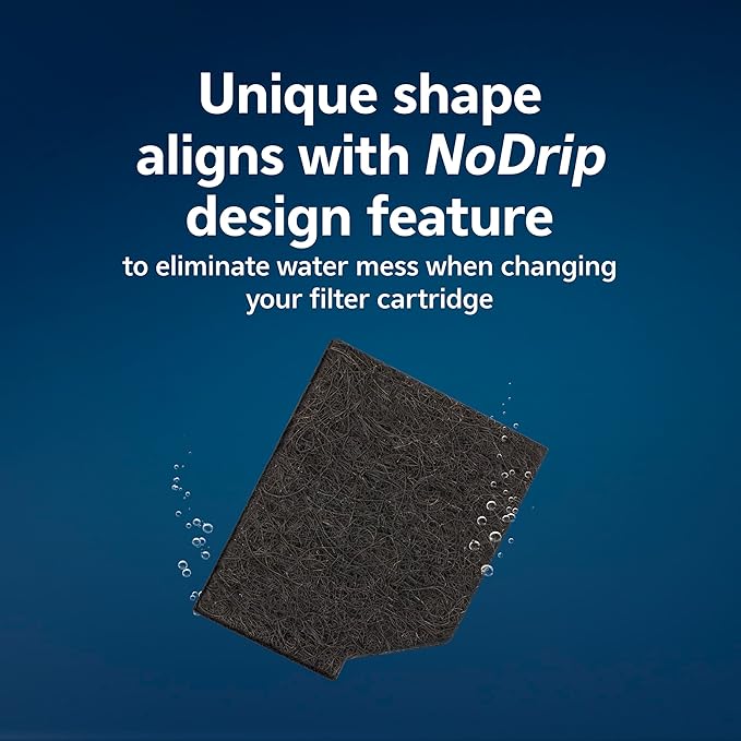 Aqueon Genuine EcoRenew Filter Cartridges, for Freshwater and Saltwater Aquariums, Large, 3-Pack