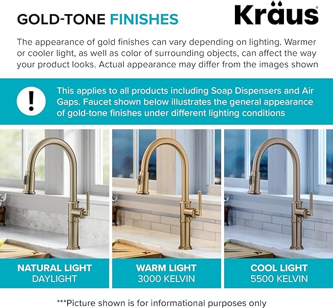 KRAUS Oletto Touchless Sensor Commercial Pull-Down Single Handle Kitchen Faucet with QuickDock Top Mount Assembly in Spot Free Antique Champagne Bronze, KSF-2631SFACB