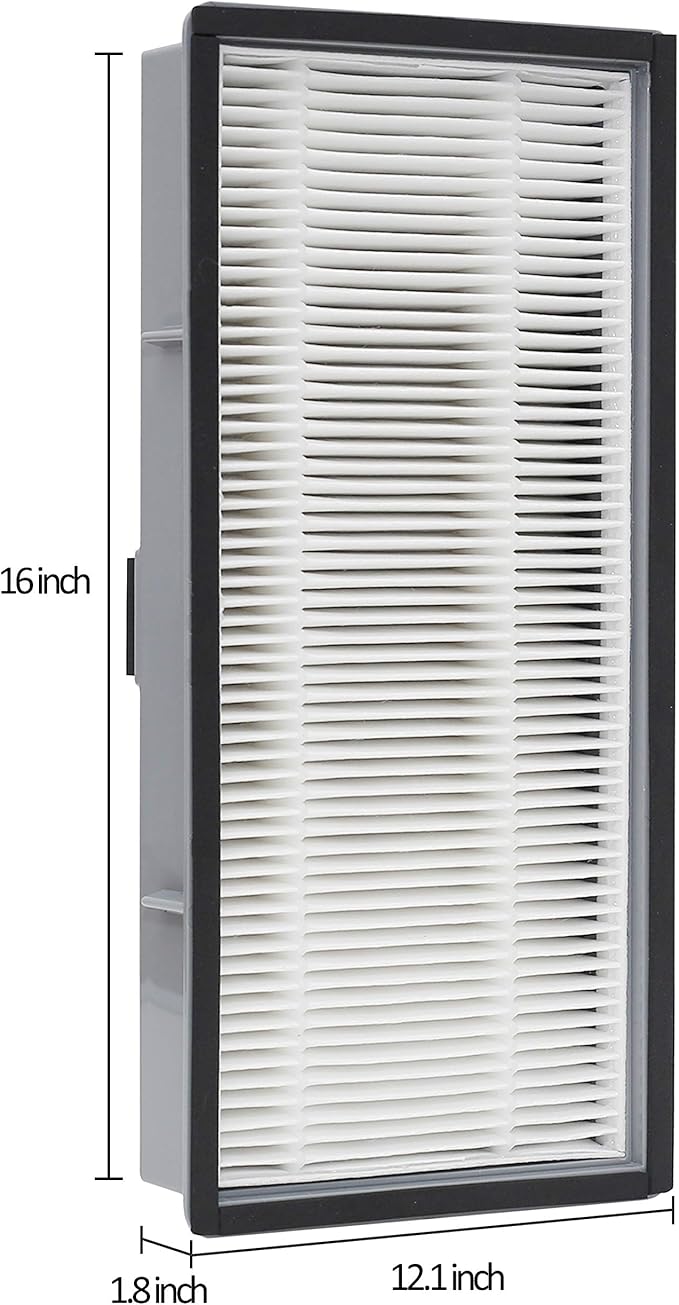 2 Pack A/D/H H11 True HEPA-Type Replacement Filter, Allergen Reduction, Compatible with Filtrete FAP-TT-ADH, Compatible with Holmes HAP9243/HAP9415/HAP9423 Air Purifier, Honeywell HPA060(BWM)