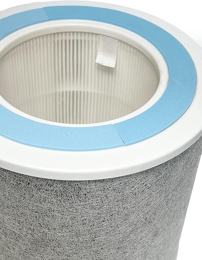 Nispira HC452 HP102 Replacement Filter For Shark NanoSeal Air Purifier HP102PET, HP100, HP105 HC450, HC451, HC455, UA455 3-in-1 True HEPA Activated Carbon Part HE1FKPET, 1 Pack