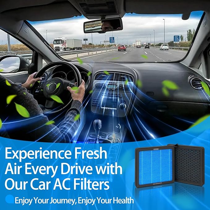 CF11182 Cabin Air Filter - fits Honda CR-V, Civic, Accord, Odyssey, HR-V, Clarity, CR-Z, Fit, Insight, Acura MDX, RDX, TLX, Integra | Honeycomb Structure with Activated Carbon Beads (1 Pack)
