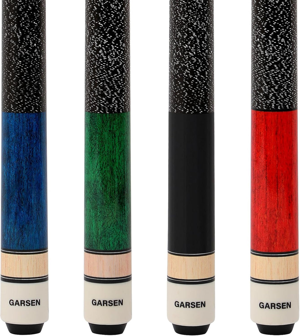 4 Pieces Pool Cue Stick 58 inch 18 oz 19 oz 20 oz 21 oz Billiard House Bar Pool Stick