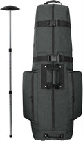 CaddyDaddy Constrictor Soft-Sided Golf Travel Bag Cover with Thick Dense Foam Padded Top 1 Year Full Travel Bag Replacement Coverage | Wheels & Lockable Zippers Case for Transporting Clubs on Airlines