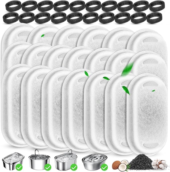 Cat Water Fountain Filters Replacement by Beyolike