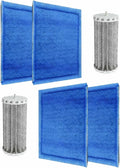 ULZOZN 2PCS Aquarium Fish Tank Filters with 4PCS Rite-Size C Cartridge Fit for Marineland Penguin 200 350 200B 350B, Biowheel Aquarium Filters Replace PRBW2350B