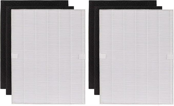 Climestar True HEPA Filter A 115115 Size 21 Pack of 2 Hepa plus 4 PreFilter Replacement filters Compatible with Winix Air Purifiers 6300 P300 5300 5500 5300-2 6300-2 C535