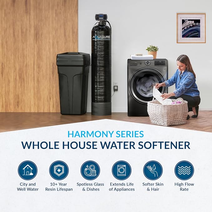 Aquasure Harmony Series 50, 000 Grains Whole House Water Softener - Image 2