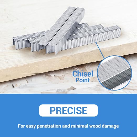 meite T-50 Heavy Duty Staples, 1/2 Inch Galvanized T-50 Staples - Image 5