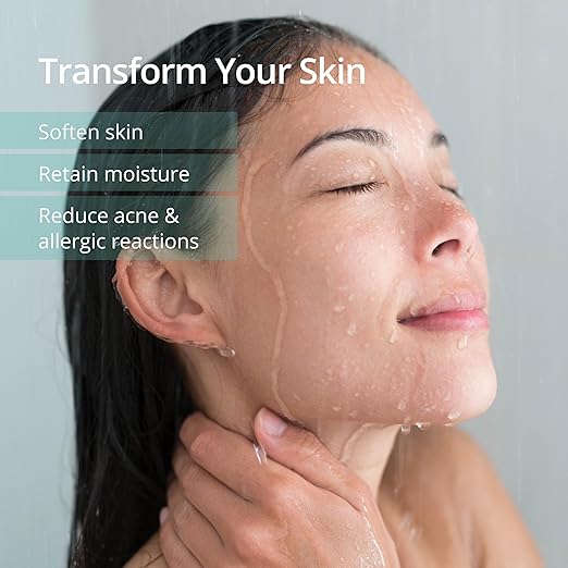 Aquasana Shower Filter | Dermatologist-recommended for softer, healthier skin & hair | Proven to reduce 90% of chlorine for 6 months | WaterSense Certified | Includes shower head | AQ-4100-E