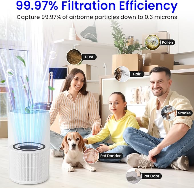 Core 300 Replacement Filter for LEVOIT Core 300 & 300S Air Purifier, 3-Stage - Image 3