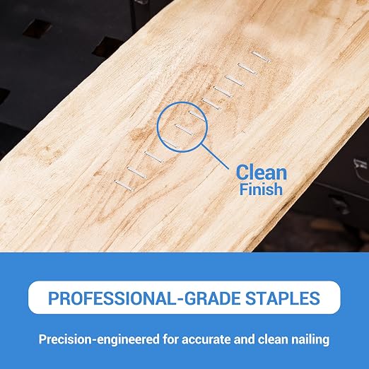 meite T-50 Heavy Duty Staples, 1/2 Inch Galvanized T-50 Staples - Image 6