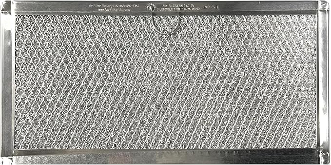 Air Filter Factory Replacement For W10575379, W11190170 Whirlpool 5.5 x 11.63 x 0.09 Inches Range Hood Filter Aluminum Mesh Grease 12-Layer Downdraft Vent Hood Filter 4-Pack