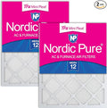 Nordic Pure 14x25x1 Tru Mini Pleat MERV 12 AC Furnace Air Filters – 2.5X More by NordicPure