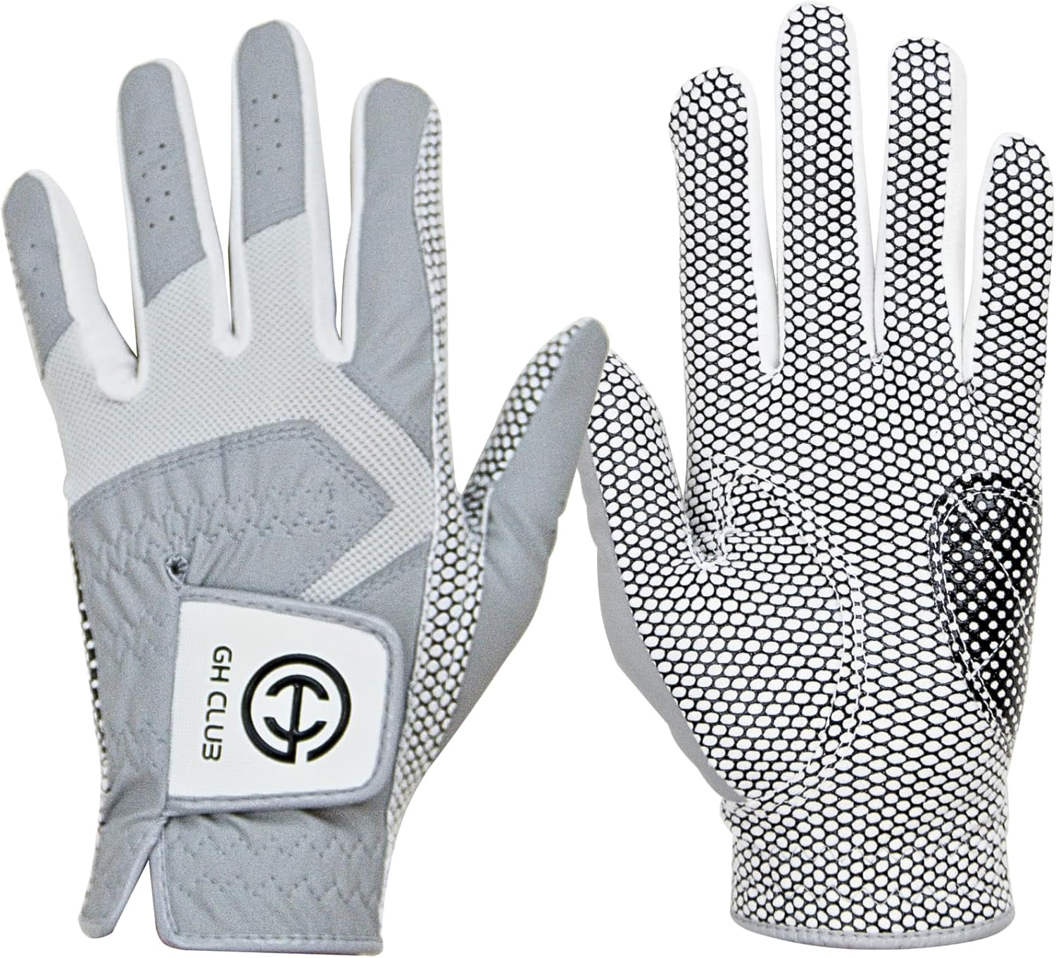 Men's Polyurethane Non-Slip Synthetic Leather Golf Gloves Two Left Hand Gloves Two Pack