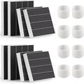 Leemone 8-Pack Replacement Filters for LEVOIT Superior 6000S Smart Evaporative Humidifier, Captures Large Particles & Minerals, Gray