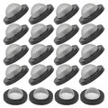DFD 20 Pcs Hose Filter Washers, Stainless Steel Hose Washer, Garden Hose Screen Filter Fittings for 3/4 Inch Garden Hose Connector & 5/8" Washing Machine