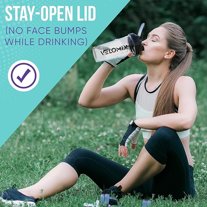 '-2 Pack- 28 oz Protein Shaker Bottles for Protein Mixes - 2x Wire Whisk | Leak Proof Shaker Cups for Protein Shakes | Protein Shaker Bottle Pack | Shakers for Protein Shakes - 2xTransparent-FlexoryFit