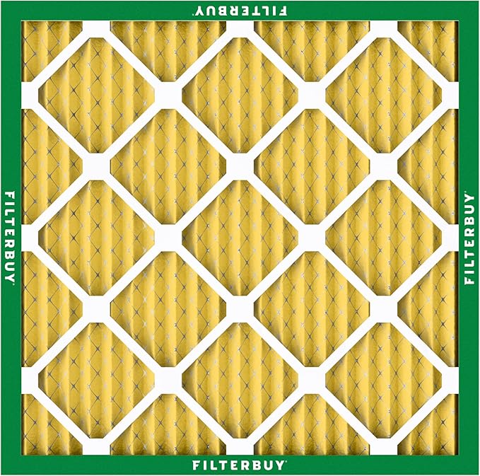Filterbuy 10x10x1 Air Filter MERV 11 (MPR 1200) Allergen Defense Replacement (1-Pack), Electrostatic Pleated HVAC AC Furnace Filters, Made in USA (Actual Size: 9.50 x 9.50 x 0.75)
