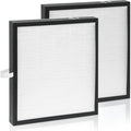 2 Pack KJ217 Air Purifier Filter Replacement, Compatible with MOOKA KJ217 Air Purifier, 3-in-1 True HEPA Filter, High-Efficiency Activated Carbon Filter