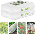 Garden Netting, 2 Pack 10x33Ft Ultra Fine Mesh Netting Pest Barrier Protection by RIFNY