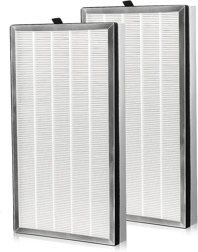 Replacement Filter, Compatible with 112 V2.0 Air Purifier,3 in 1 Pre-filter, H13 True HEPA Filter and Activated Carbon Filter, Pack of 2