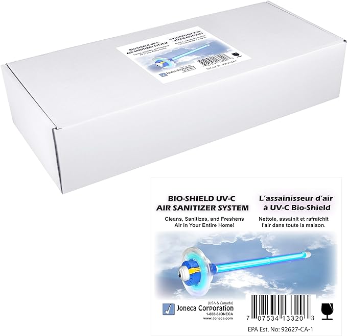 UV Light for AC System, Cleans HVAC Ducts and AC Coils of Bacteria, Germs, Mold and Allergens, Complete Unit, 50-BUVAS-E