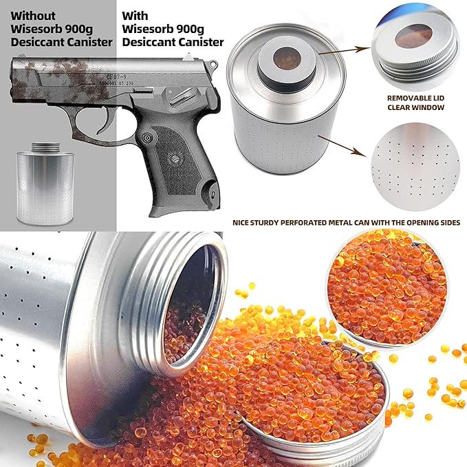 900 Gram 16 Pack Dehumidifiers for Home, Rechargeable Gun Safe Dehumidifier, Gun Safe Accessories 2 LBS Dehumidifier for Basement, Closet, Garage, Car, Moisture Absorbers Desiccants
